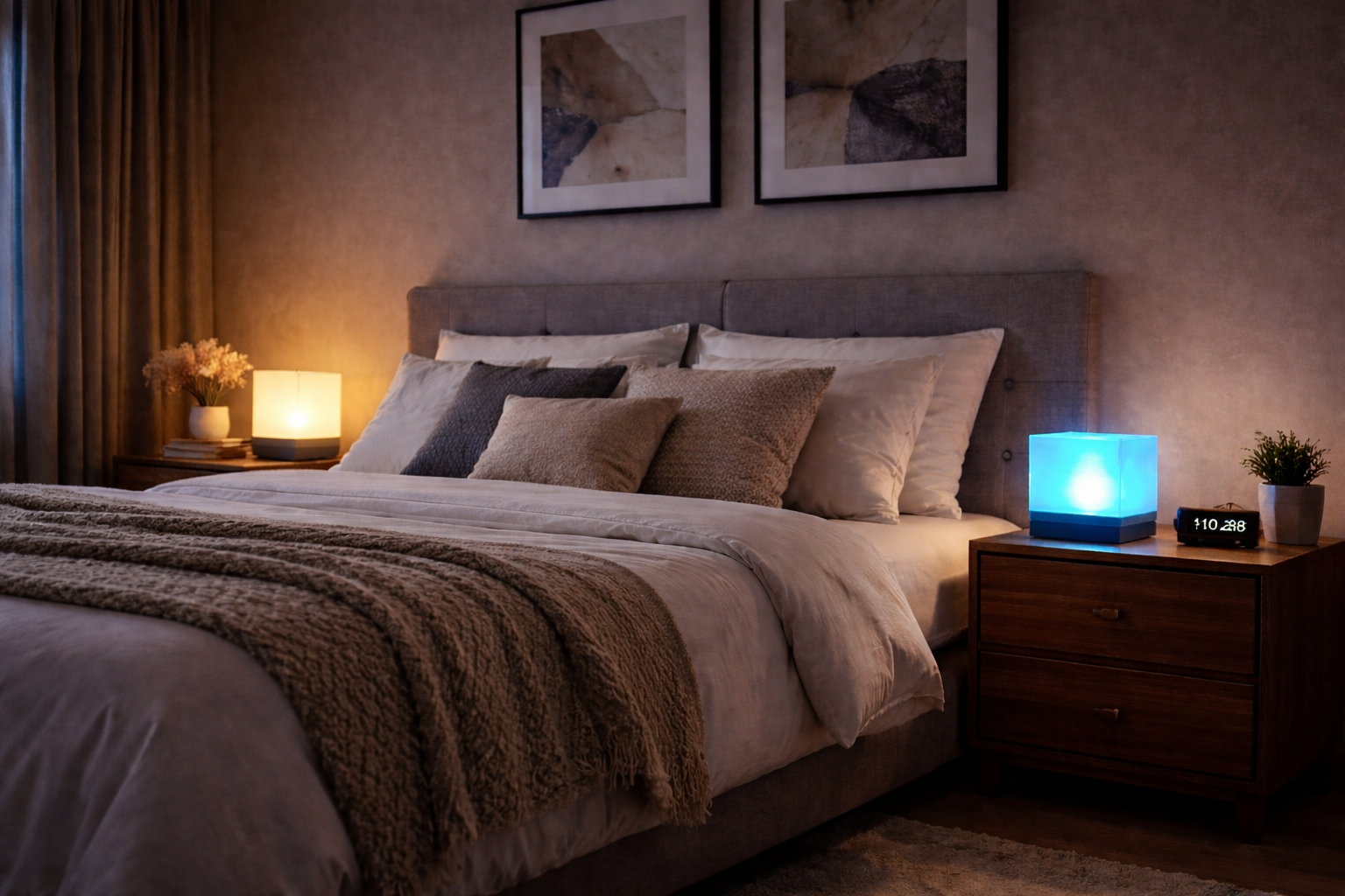 Decorative Cube LED Lamp – Smart Ambient Lighting for Modern Homes