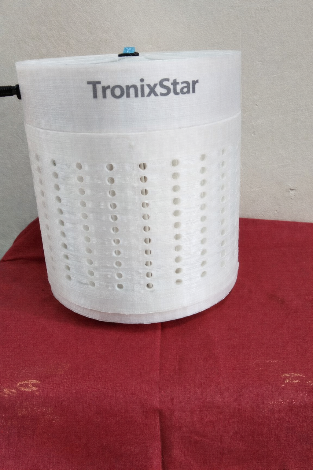 TronixStar compact cylindrical air purifier with HEPA and activated carbon filter