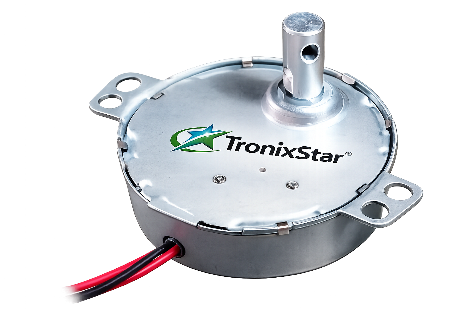 TronixStar AC Synchronous Motor 5/6 RPM 220-240V Low Noise Geared Motor for Display Turntable DIY Projects