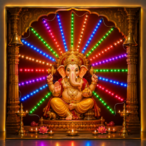 Ganapati Deco0ration Light LED